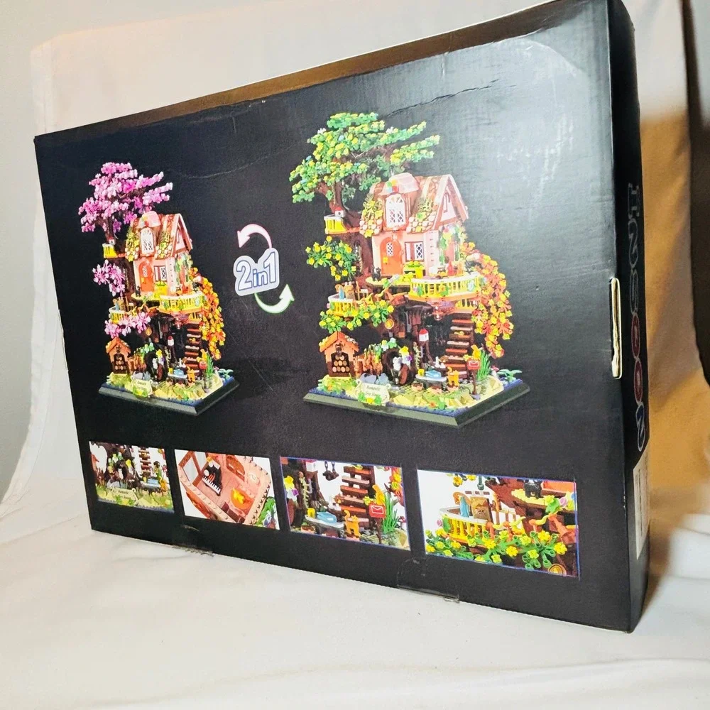 INSOON Romantic Tree House 3196 Mini Blocks LED 2-in-1 Set 612010